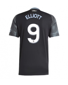 Billige Fotballdrakt Aston Villa Harvey Elliott #9 Replika Bortedrakt 2025-26 Kortermet Billige Fotballdrakt Aston Villa Harvey Elliott #9 Replika Bortedrakt 2025-26 Kortermet